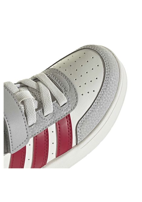 Scarpe Adidas Breakbase Bianco Grigio Rosso Bambini ADIDAS CORE | Sneakers | KJ9594-